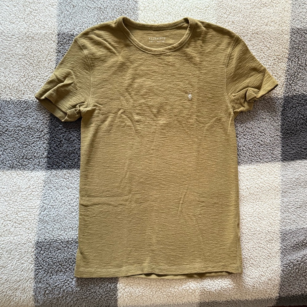 All Saints Olive Green Tshirt